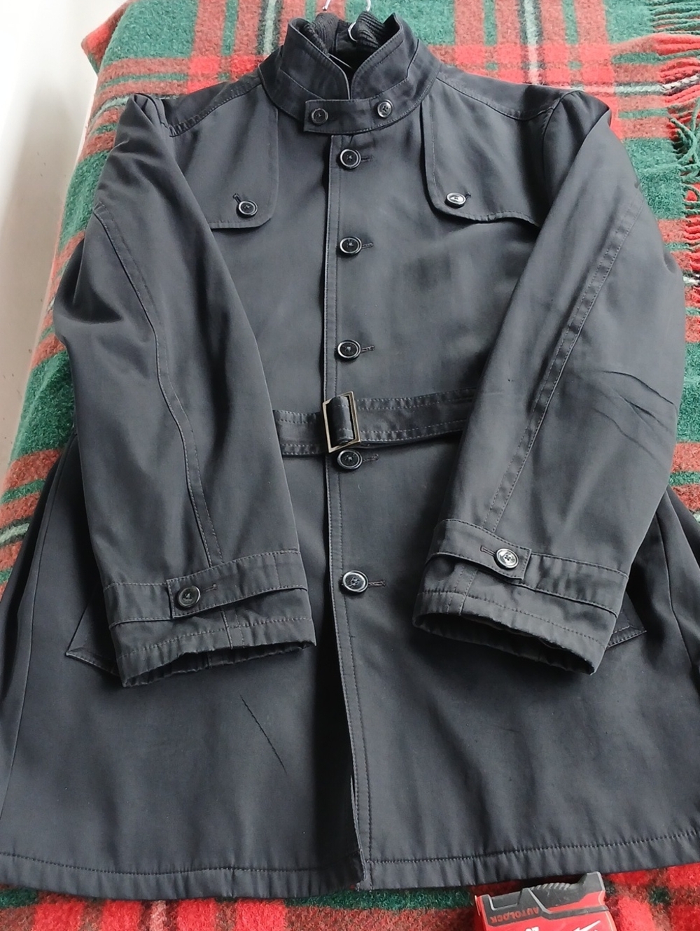 Esprit satin finish trench coat size 16